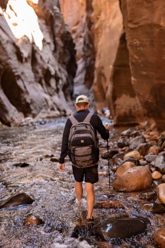 The Narrows in Zion National Park, Utah