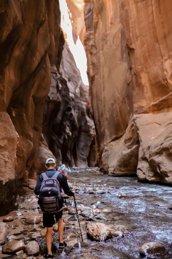 The Narrows in Zion National Park, Utah