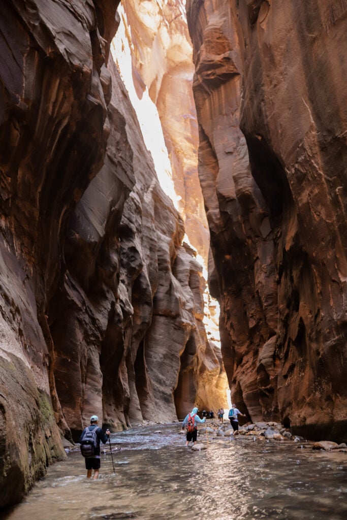 The Narrows in Zion National Park, Utah