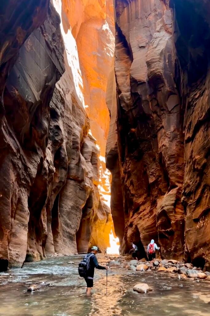 The Narrows in Zion National Park, Utah