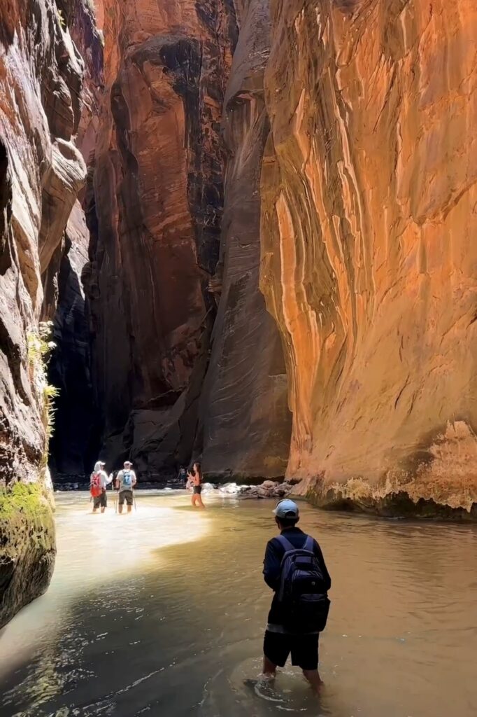 The Narrows in Zion National Park, Utah