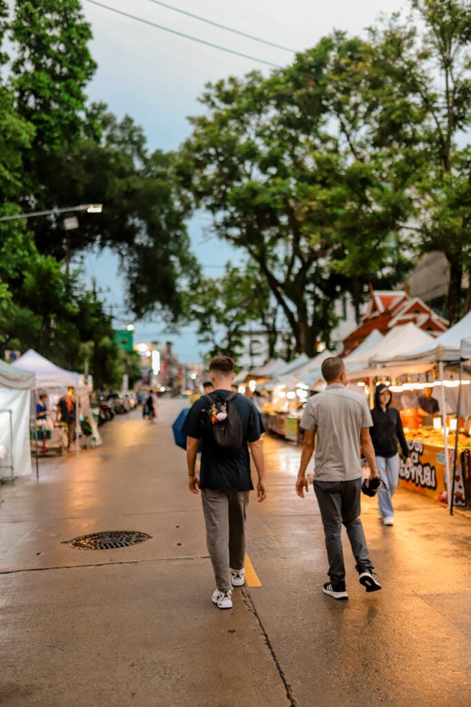 Walking Street Saturday Night Market Chiang Rai, Thailand