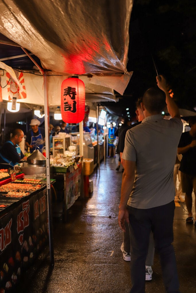 Walking Street Saturday Night Market Chiang Rai, Thailand