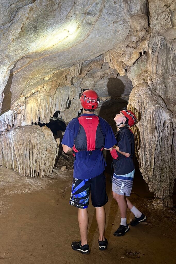 Cave tubing excursion at Jade Jungle Resort, Belize