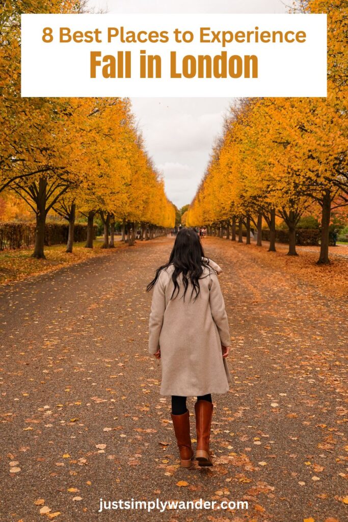 Best Places to go in London During the Fall