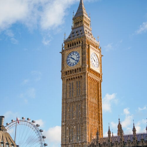 Big Ben and Palace of Westminster, London