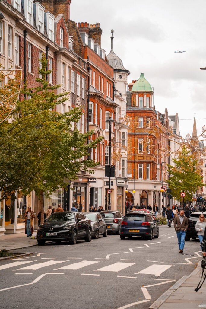 Mayfair neighborhood, London