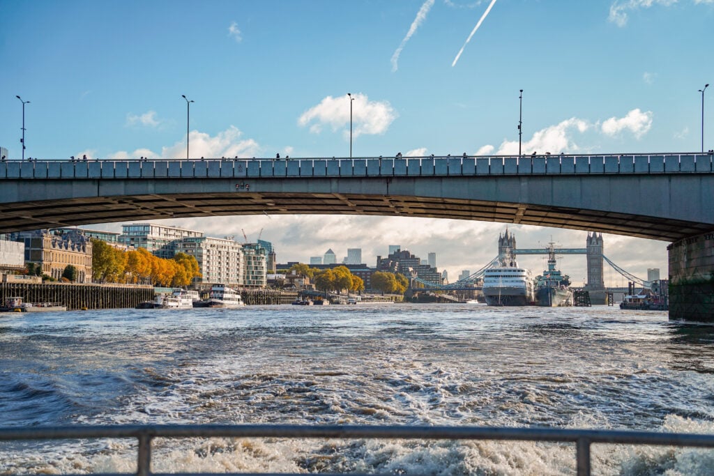 Uber Boat on the River Thames