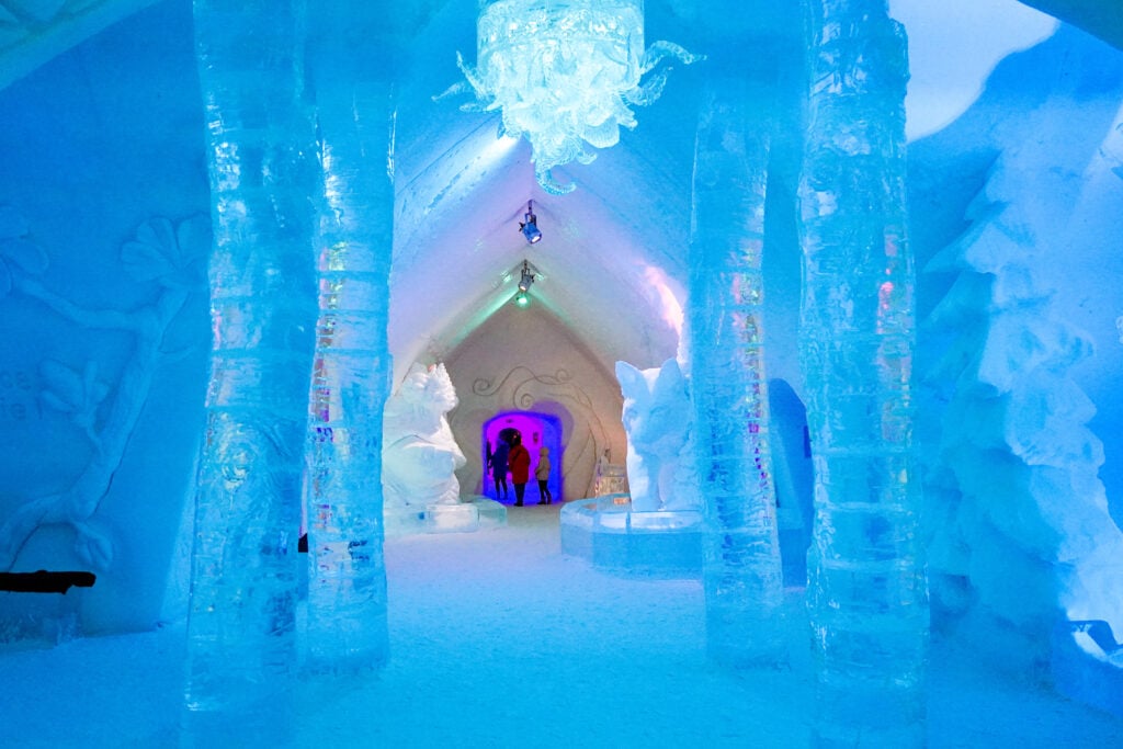 Hotel de Glace Grand Hall, Quebec, Canada