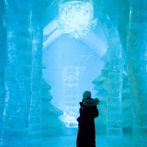 Hotel de Glace Grand Hall, Quebec, Canada