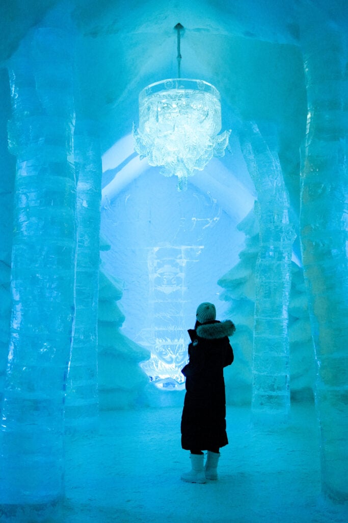 Hotel de Glace Grand Hall, Quebec, Canada