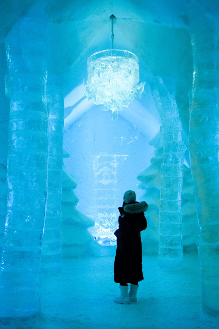 Hotel de Glace Grand Hall, Quebec, Canada