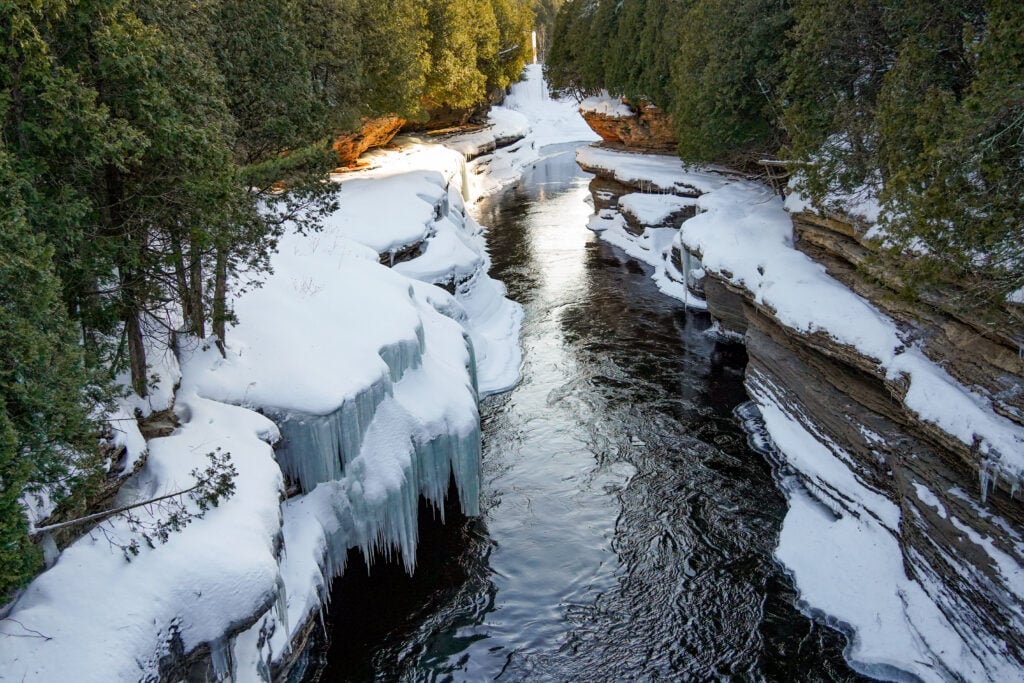 Sainte-Anne River Gorge Trail, Quebec, Canada