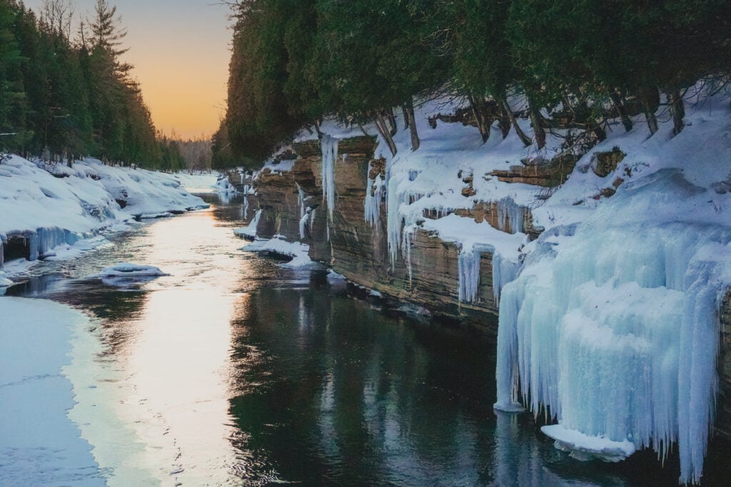 Sainte-Anne River Gorge Trail, Quebec, Canada