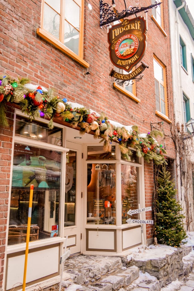 Rue du Petit Champlain, Quebec City, Canada