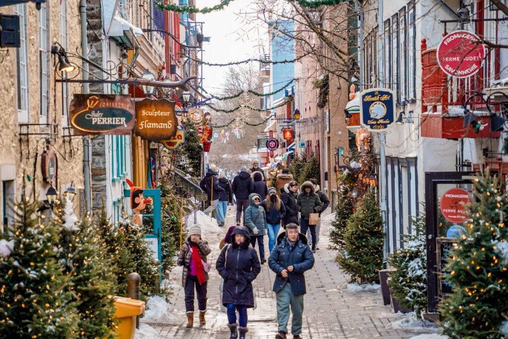 Rue du Petit Champlain, Quebec City, Canada
