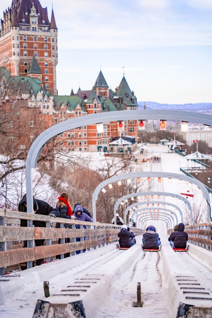 AU 1884 Toboggan, Quebec City, Canada