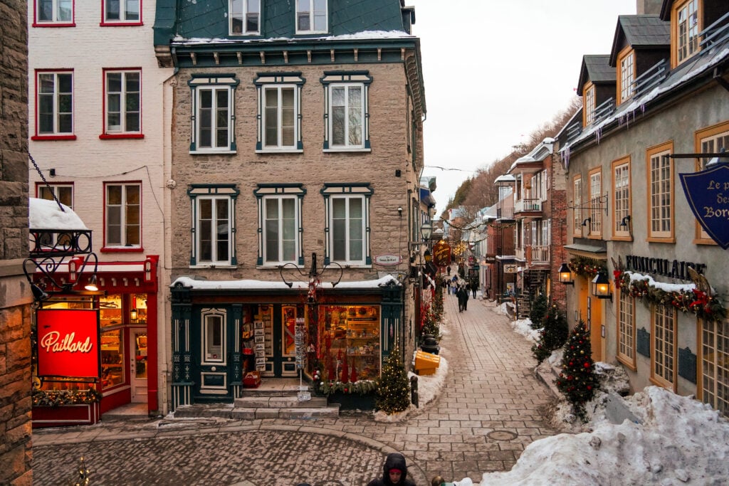 Rue du Petit Champlain, Quebec City, Canada