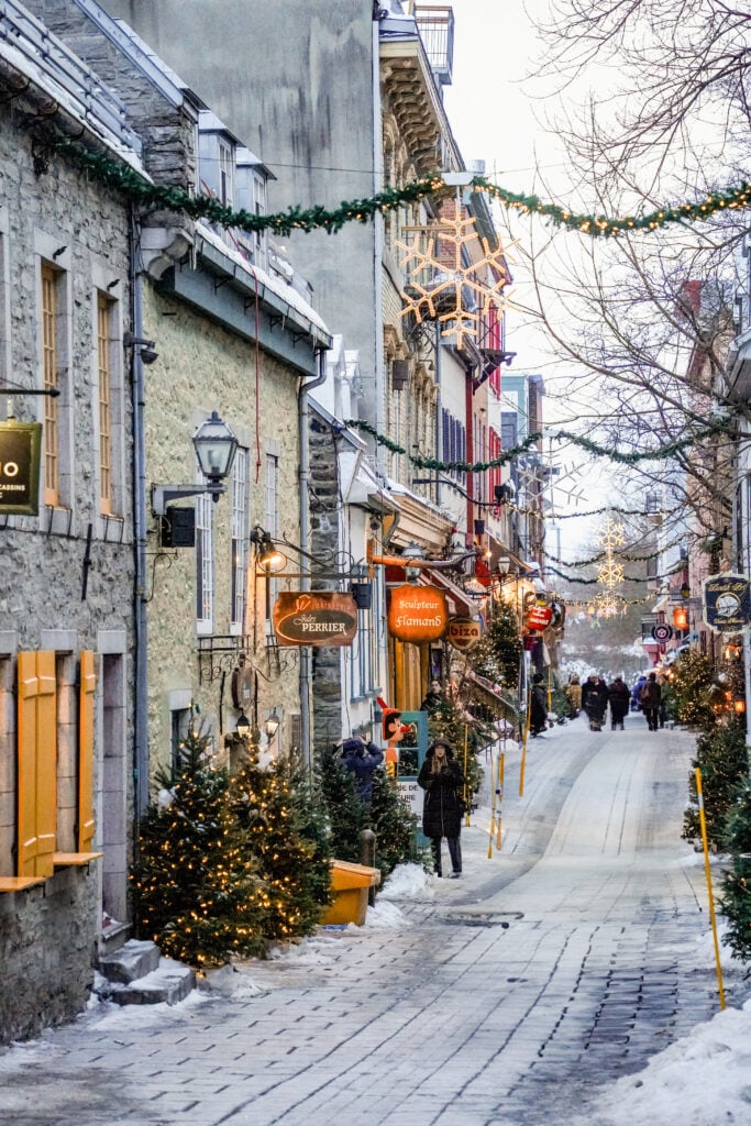 Rue du Petit Champlain, Quebec City, Canada