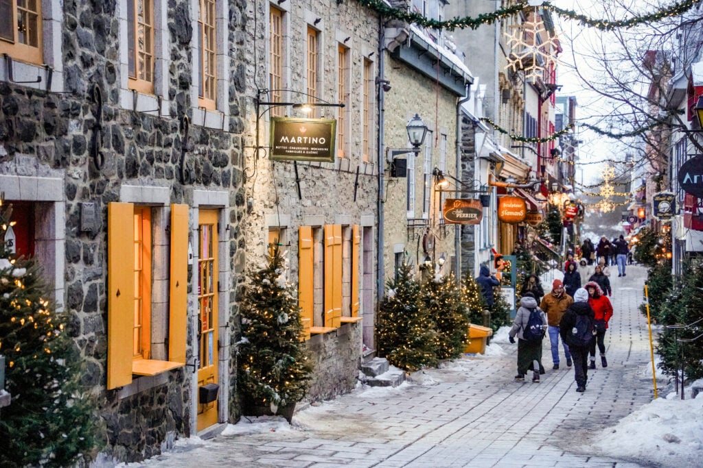 Rue du Petit Champlain, Quebec City, Canada