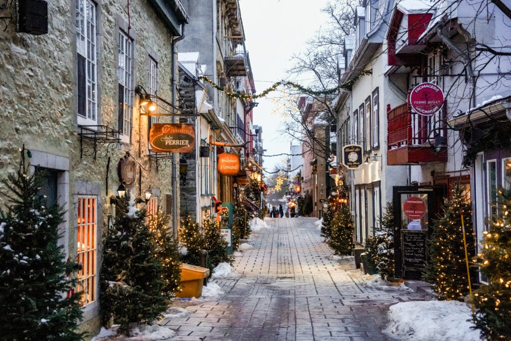 Rue du Petit Champlain, Quebec City, Canada