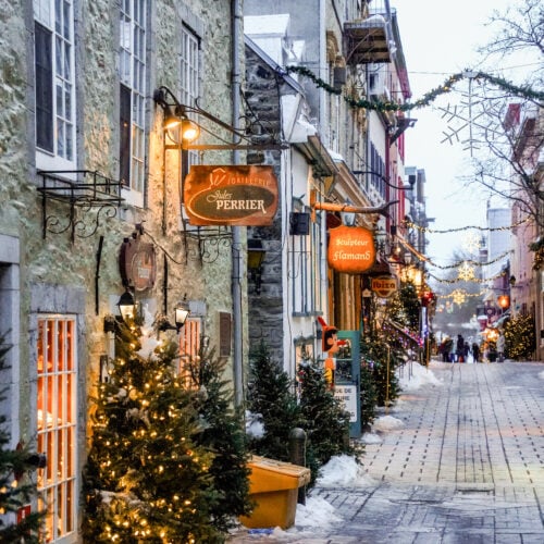 Rue du Petit Champlain, Quebec City, Canada
