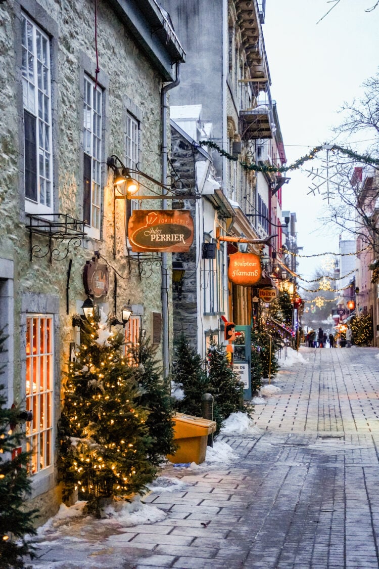 Rue du Petit Champlain, Quebec City, Canada