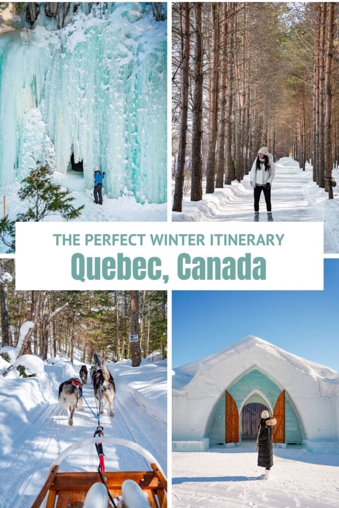 Quebec, Canada winter