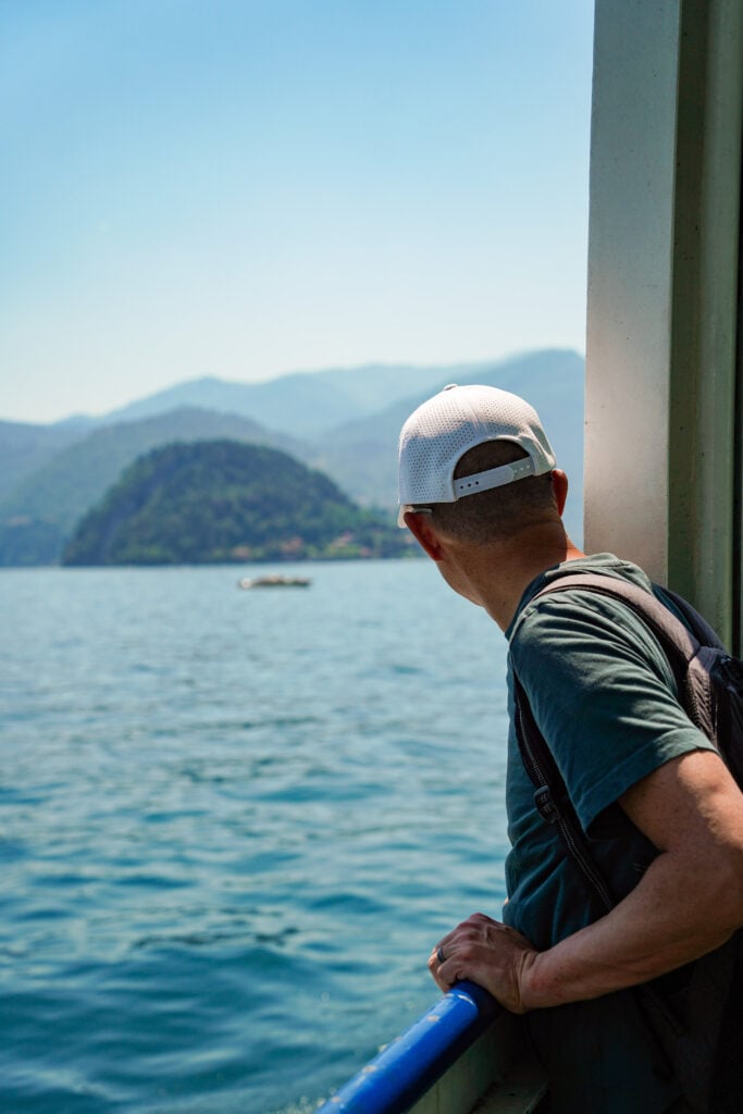 Ferry at Bellagio, Italy