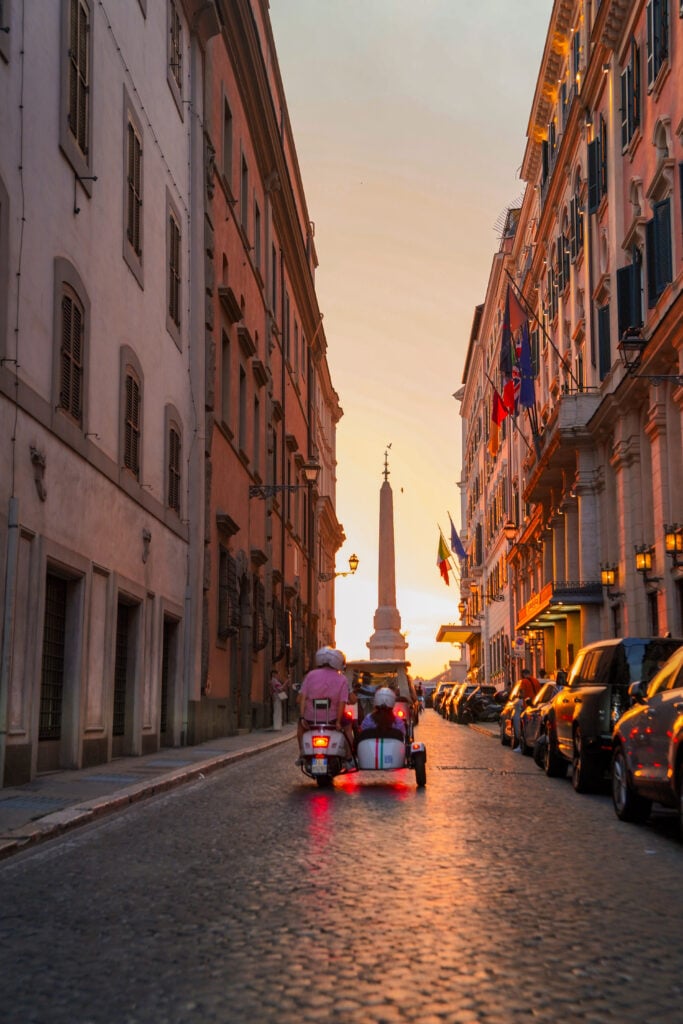 Vespa Sidecar Tour, Rome, Italy