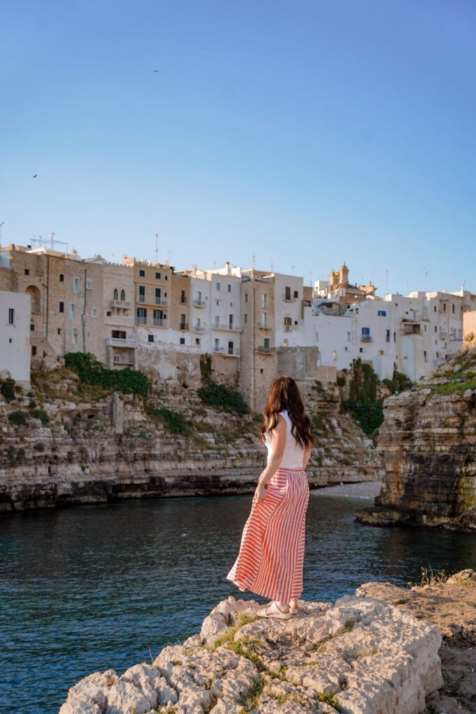 Best scenic viewpoints in Polignano a Mare, Italy