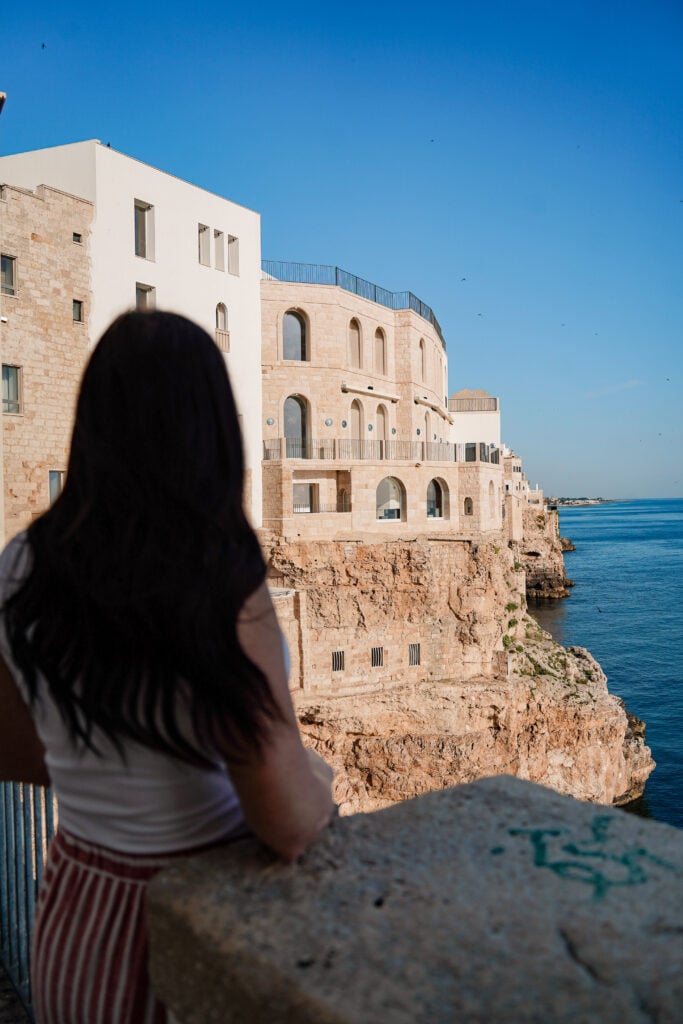 Best scenic viewpoints in Polignano a Mare, Italy