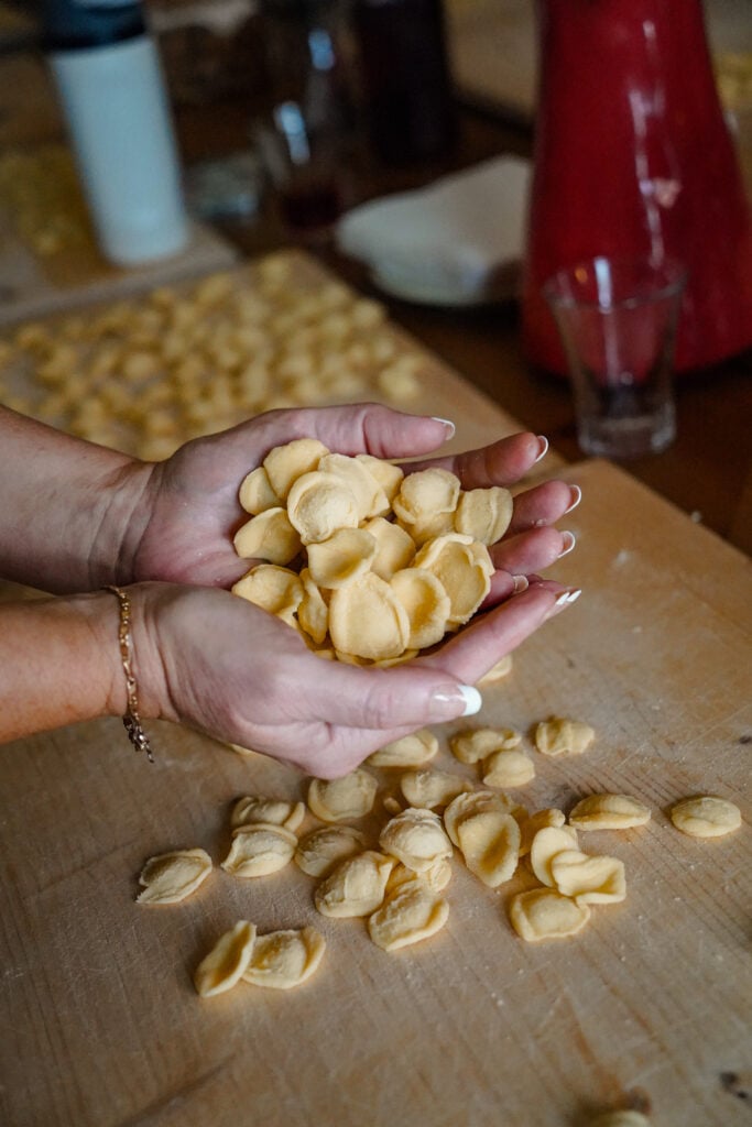 Pasta cooking class, Polignano a Mare, Italy