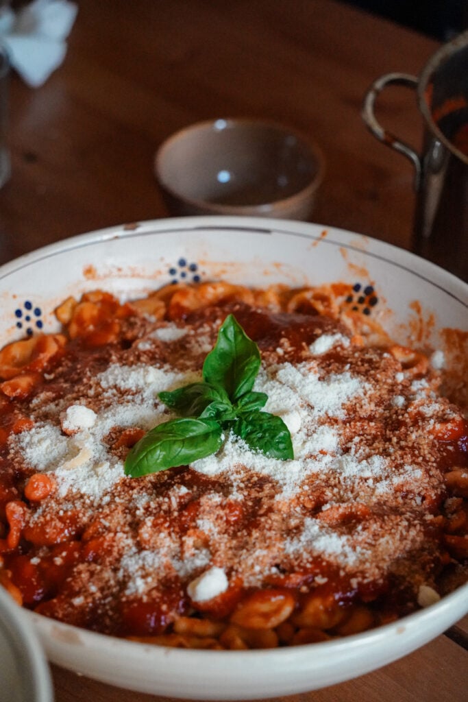 Pasta cooking class, Polignano a Mare, Italy