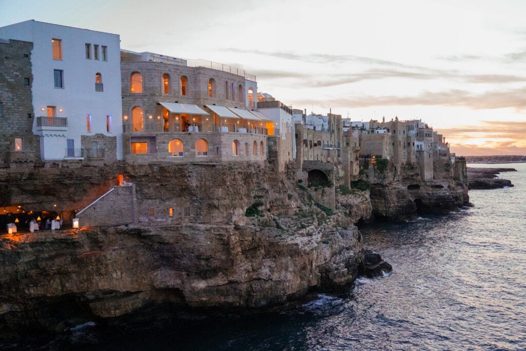 Best scenic viewpoints in Polignano a Mare, Ital