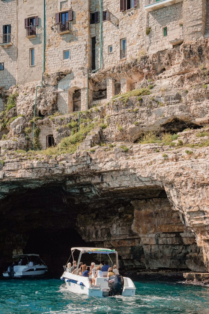 Boat tour, Polignano a Mare, Italy