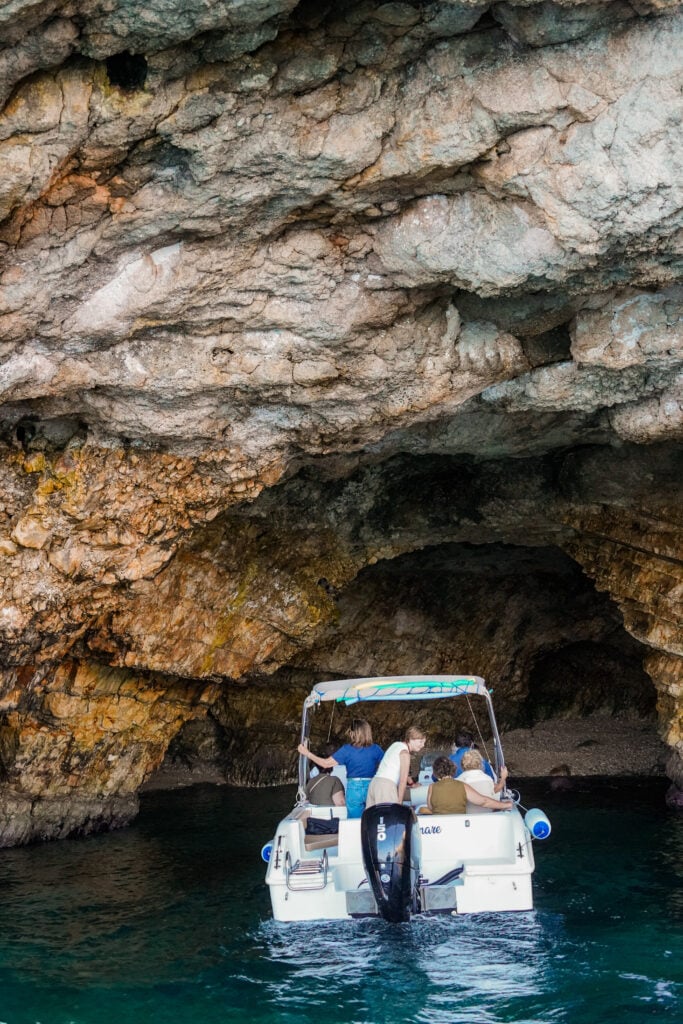 Boat tour, Polignano a Mare, Italy