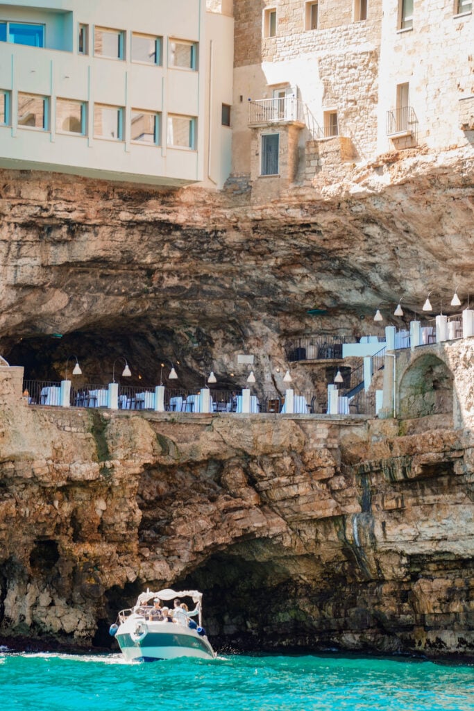 Boat tour, Polignano a Mare, Italy