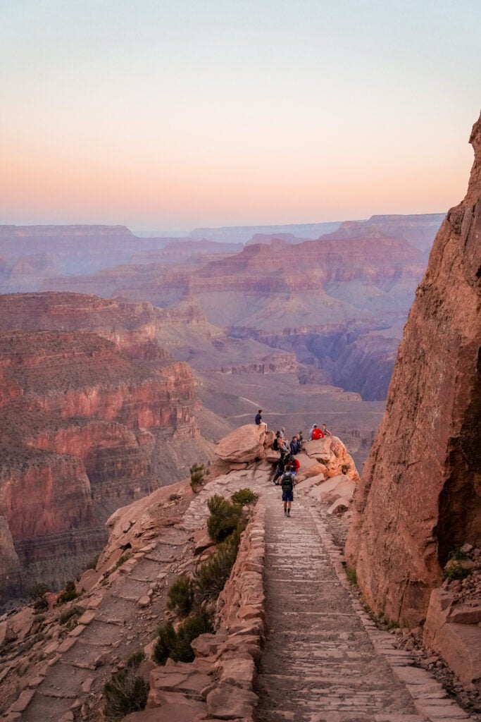 South Kaibab Trail to Cedar Ridge, Grand Canyon National Park, Arizona