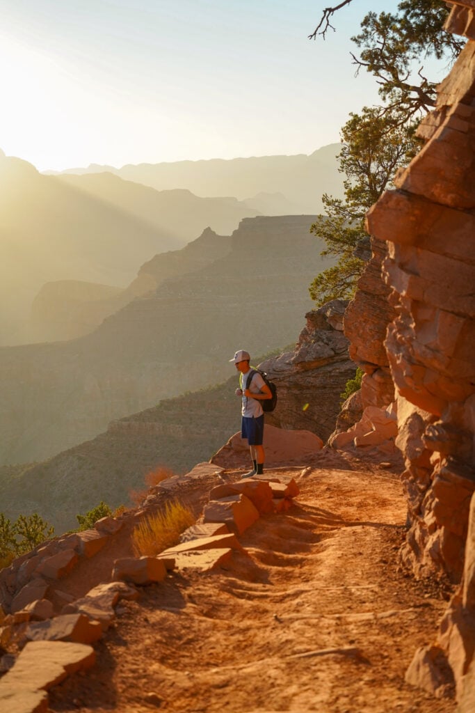 South Kaibab Trail to Cedar Ridge, Grand Canyon National Park, Arizona